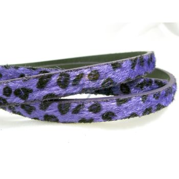 Pljosnata traka (Imitacija kože ) sa printom. Dimenzije trake 6x2mm (PTR-06)