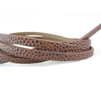 Pljosnata traka (Imitacija kože ) sa printom. Dimenzije trake 6x2mm (PTR-12)