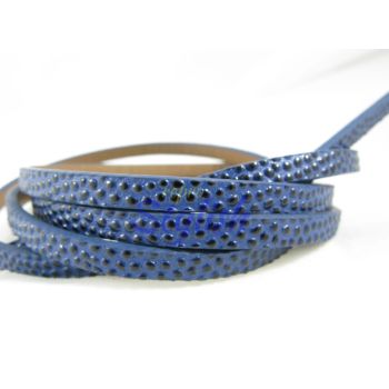 Pljosnata traka (Imitacija kože ) sa printom. Dimenzije trake 6x2mm (PTR-13)