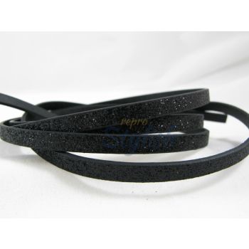 Pljosnata traka (Imitacija kože ) sa printom. Dimenzije trake 6x2mm (PTR-21)