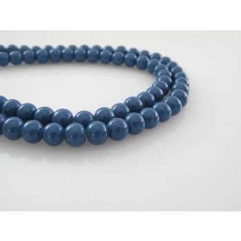 Bojene staklene perle  6 mm, rupa oko 1mm. Niz sadrži oko 135 perli. SP-PP120