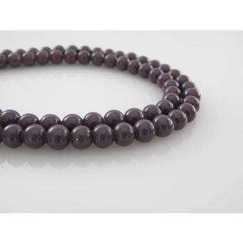 Bojene staklene perle  8 mm, rupa oko 1mm. Niz sadrži oko 100 perli. SP-PP125