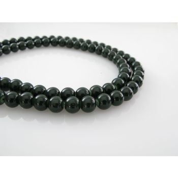 Bojene staklene perle  8 mm, rupa oko 1mm. Niz sadrži oko 100 perli. SP-PP134