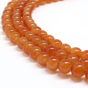 Bojene staklene perle  8 mm, rupa oko 1mm. Niz sadrži oko 100 perli. ( SP-PP197 )