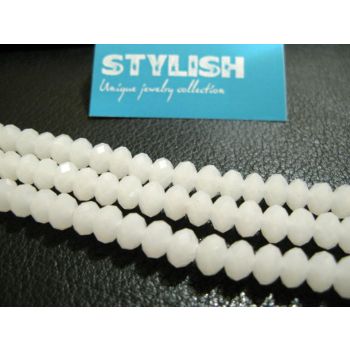 Brušeno staklo Rondele 8x6 mm ST003