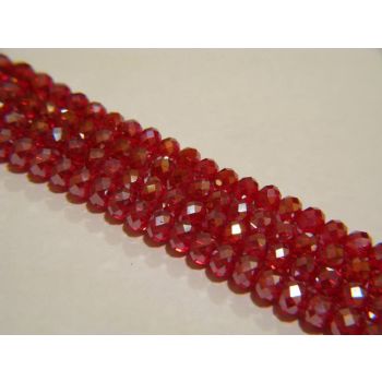 Brušeno staklo Rondele 8x6 mm (ST0101)