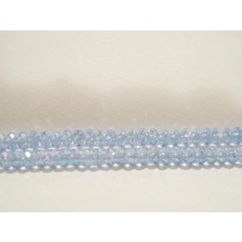 Brušeno staklo Rondele 8x6 mm ST015