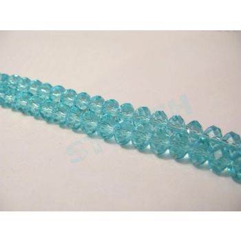 Brušeno staklo Rondele 8x6 mm ST017