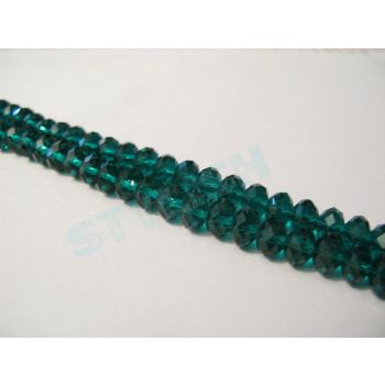 Brušeno staklo Rondele 8x6 mm ST019