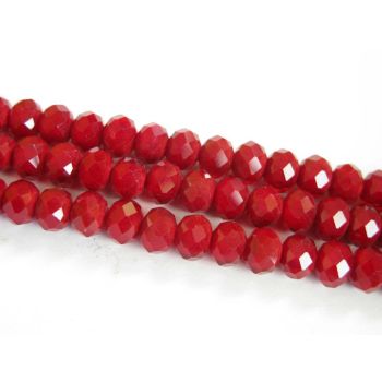 Brušeno staklo Rondele 8x6 mm ST025