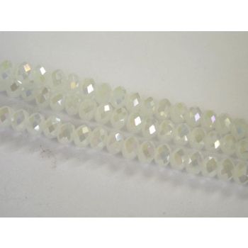 Brušeno staklo Rondele 6x4 mm ST026