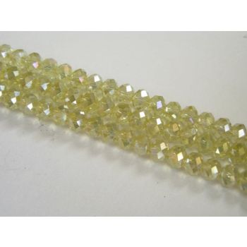 Brušeno staklo Rondele 8x6 mm ST028