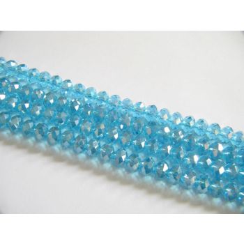 Brušeno staklo Rondele 8x6 mm ST046