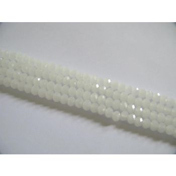 Brušeno staklo Rondele 6x4 mm ST051