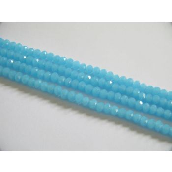 Brušeno staklo Rondele 6x4 mm ST054