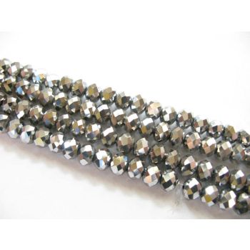 Brušeno staklo Rondele 8x6 mm ST060