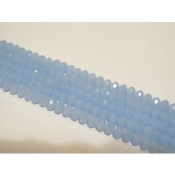 Brušeno staklo Rondele 6x4 mm ST074