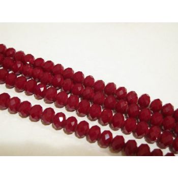 Brušeno staklo Rondele 8x6 mm ST076