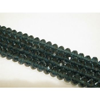 Brušeno staklo Rondele 8x6 mm ST078