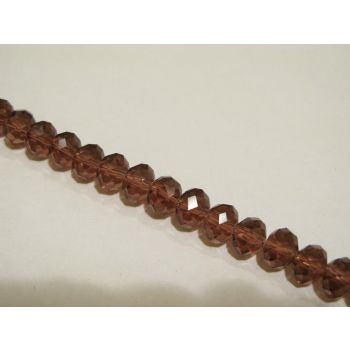 Brušeno staklo Rondele 10x8 mm ST081