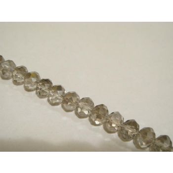 Brušeno staklo Rondele 10x8 mm ST083