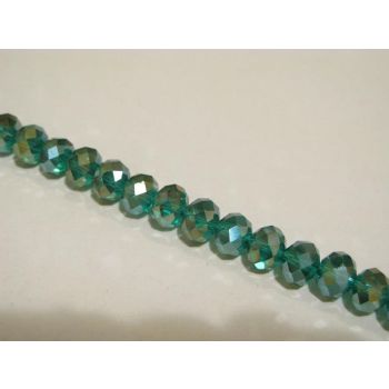 Brušeno staklo Rondele 10x8 mm ST086