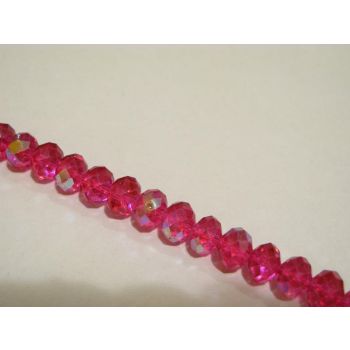 Brušeno staklo Rondele 10x8 mm ST088