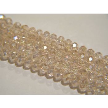 Brušeno staklo Rondele 8x6 mm (ST099)