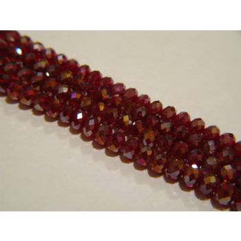 Brušeno staklo Rondele 8x6 mm (ST102)