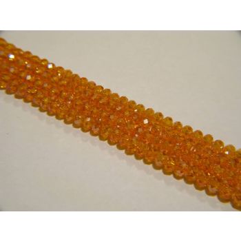 Brušeno staklo Rondele 8x6 mm (ST110)