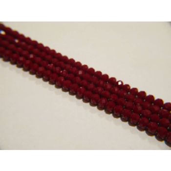 Brušeno staklo Rondele 6x4 mm (ST113)