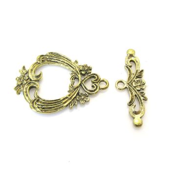 T- kopča 37.5 x 30 mm- boja antik bronza ( TKOP111AM)