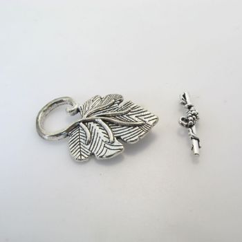 T- kopča 37.5 x 23 mm- boja antik srebro ( TKOP112AS)