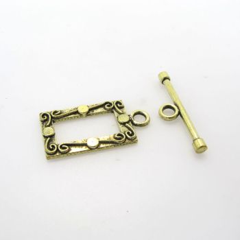 T- kopča 23 x 12 mm- boja antik bronza ( TKOP113AM)