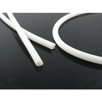 Kaučuk šuplji 5 mm- rupa 3.5mm, boja bela (TMKAU-Š5mm-02)