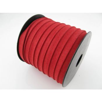 Imitacija antilop kože 10mm- Crvena