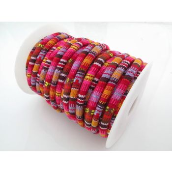 Štepana traka 6mm  u etno dekoru