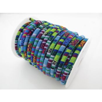 Štepana traka 6mm  u etno dekoru