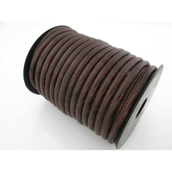 Štepana PU kožica 6mm - Brown