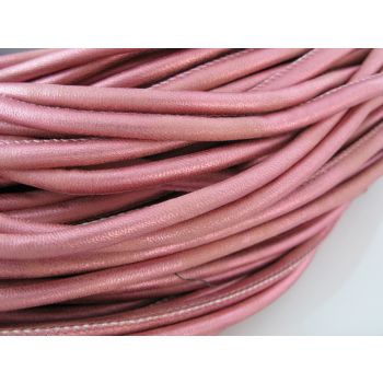 Štepana PU kožica 6mm - Pink