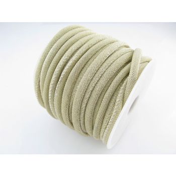 Štepana traka 6mm - Shine Gold