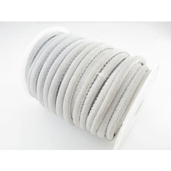 Štepana traka 6mm - Shine Silver