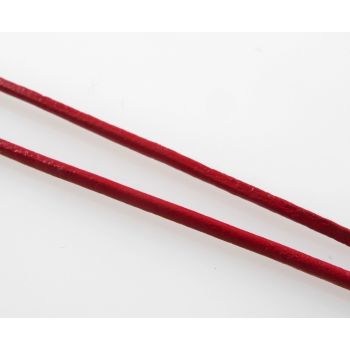 Prirodna koža 1 mm-crvena