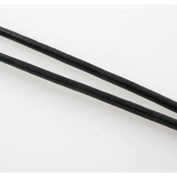 Prirodna koža 2mm-crna