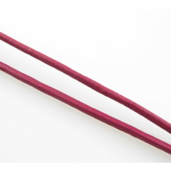 Prirodna koža 2mm-ciklama