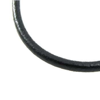 Prirodna koža 3 mm- crna