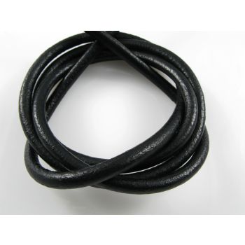 Prirodna koža 6 mm- crna