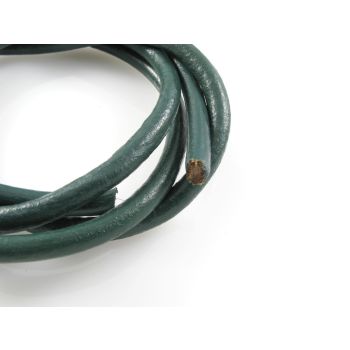 Prirodna koža 6 mm- maslinasto zelena