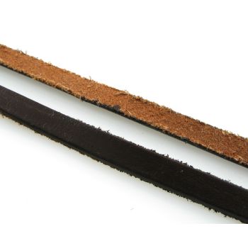 Prirodna koža pljosnata dimenzije 7x2mm, boja braon (TMPK-PLJ7x2mm-02)