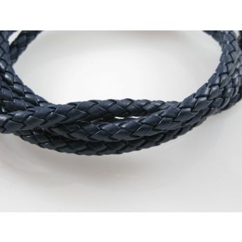 Upletena eko koža 5mm- boja teget